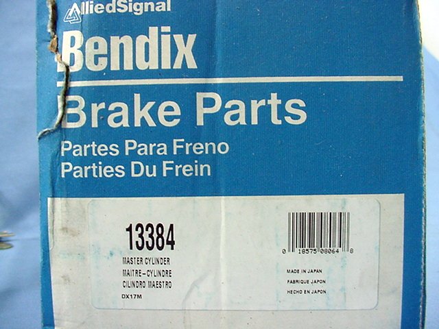 New Bendix 13384 Brake Master Cylinder 96 Mazda Protege 1.5L 1.8L ABS Automatic