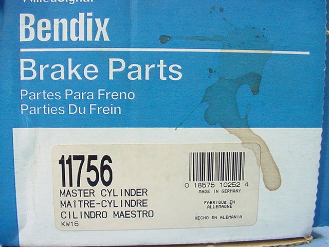 New Bendix 11756 Brake Master Cylinder 73 74 75 76 77 78 79 80 81 Fox Dasher