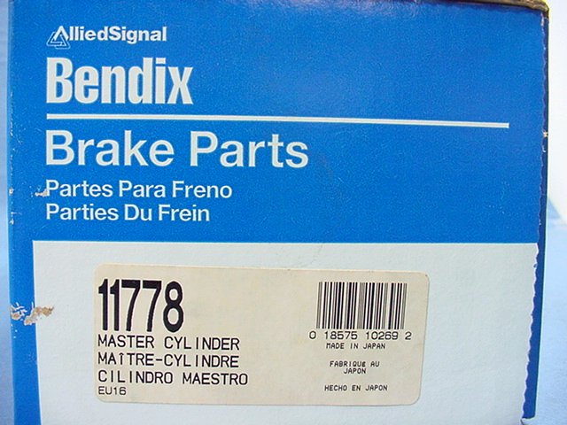 New Bendix 11778 Brake Master Cylinder 78 79 80 Challenger Colt Sapporo Arrow