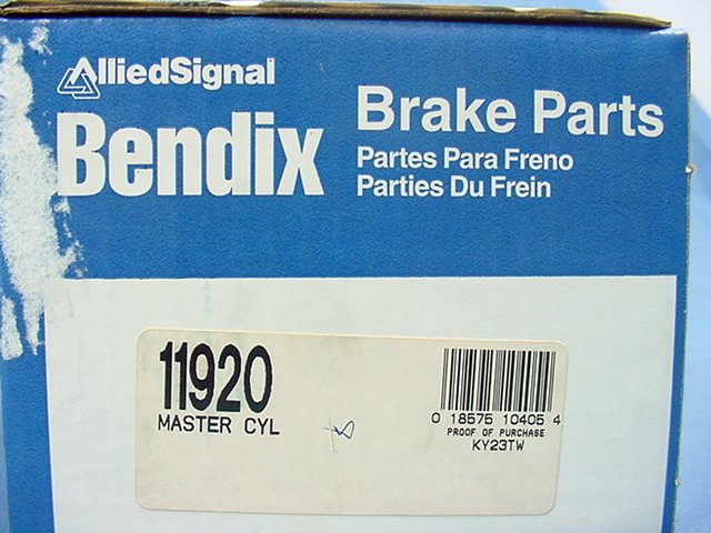 New Bendix 11920 Brake Master Cylinder 81 82 Mazda 626 2.0L Rear Drum