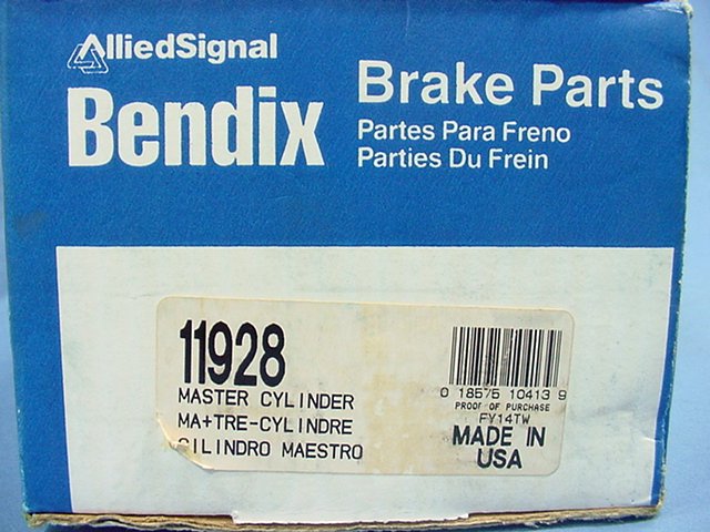 New Bendix 11928 Brake Master Cylinder 79 80 81 82 83 84 85 86 87 Chevette T1000