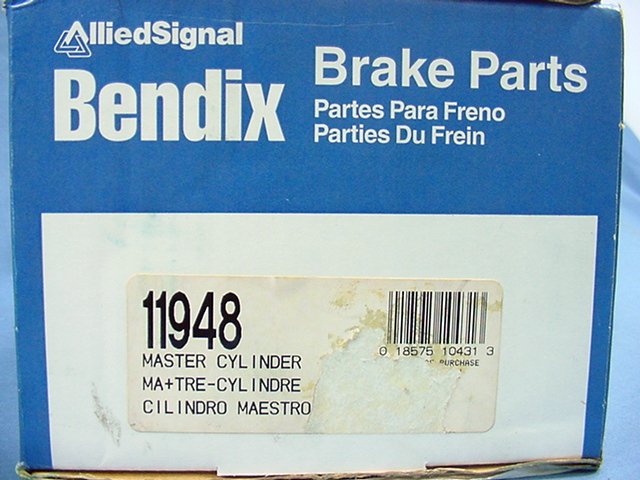 New Bendix 11948 Brake Master Cylinder 83 84 85 86 87 GTA Encore Alliance