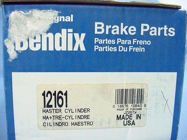 New Bendix 12161 Brake Master Cylinder 82 83 84 85 86 Capri RWD Mustang