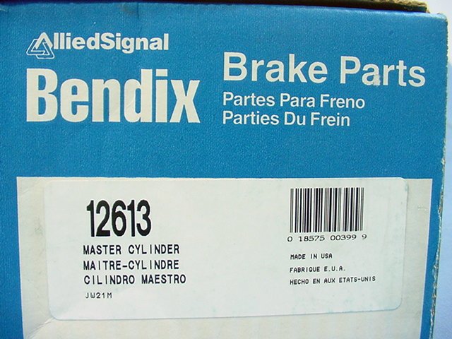 New Bendix 12613 Brake Master Cylinder 87 88 Acura Legend Coupe V6 SOHC w/ ABS