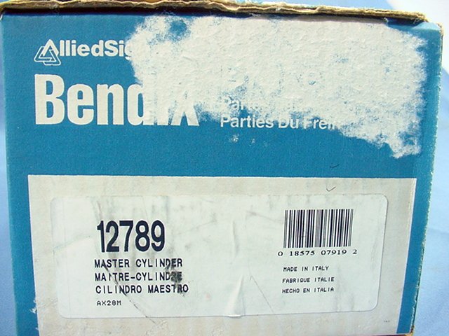 New Bendix 12789 Brake Master Cylinder 81 82 83 84 85 86 18i Fuego Sports Wagon