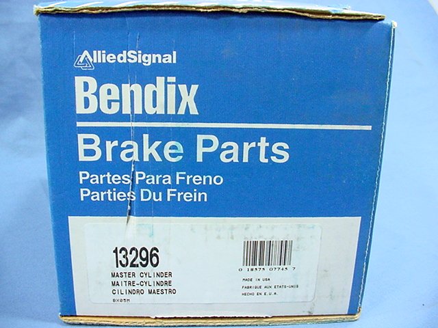 New Bendix 13296 Brake Master Cylinder 86 87 88 Acura Legend 2.5 2.7 V6 SOHC