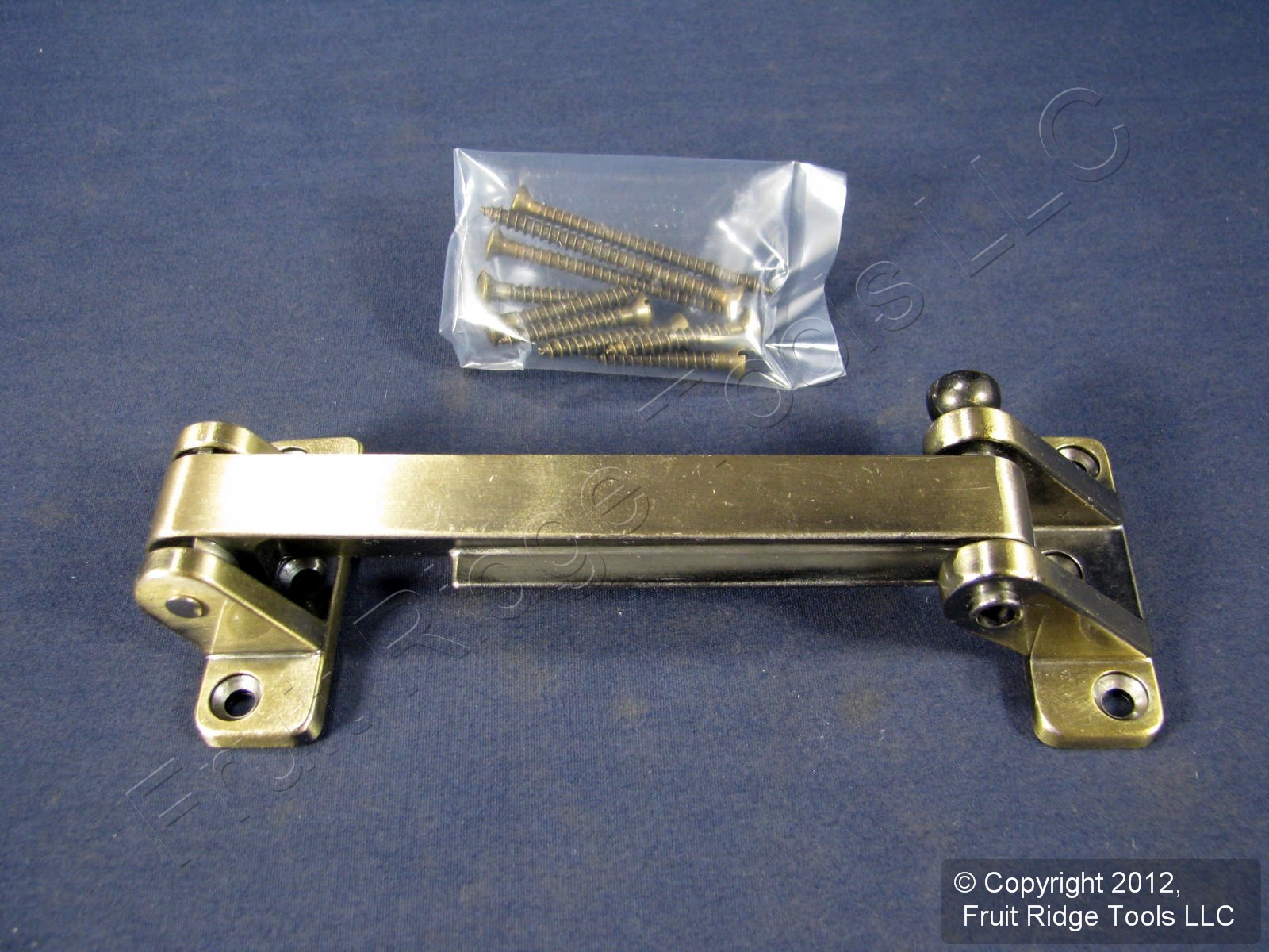 Brainerd 577XC Keyless Vintage Antique Brass Door Bar Lock eBay