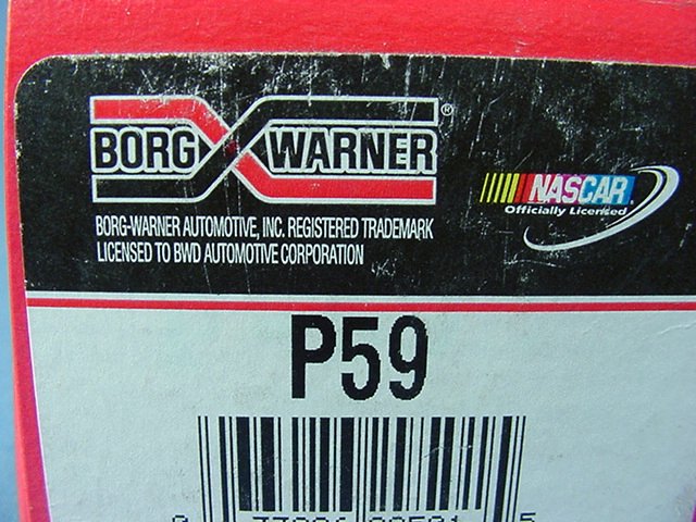 Borg-Warner Fuel Pump P59 Ford Escort Taurus Tempo 116 153 80's