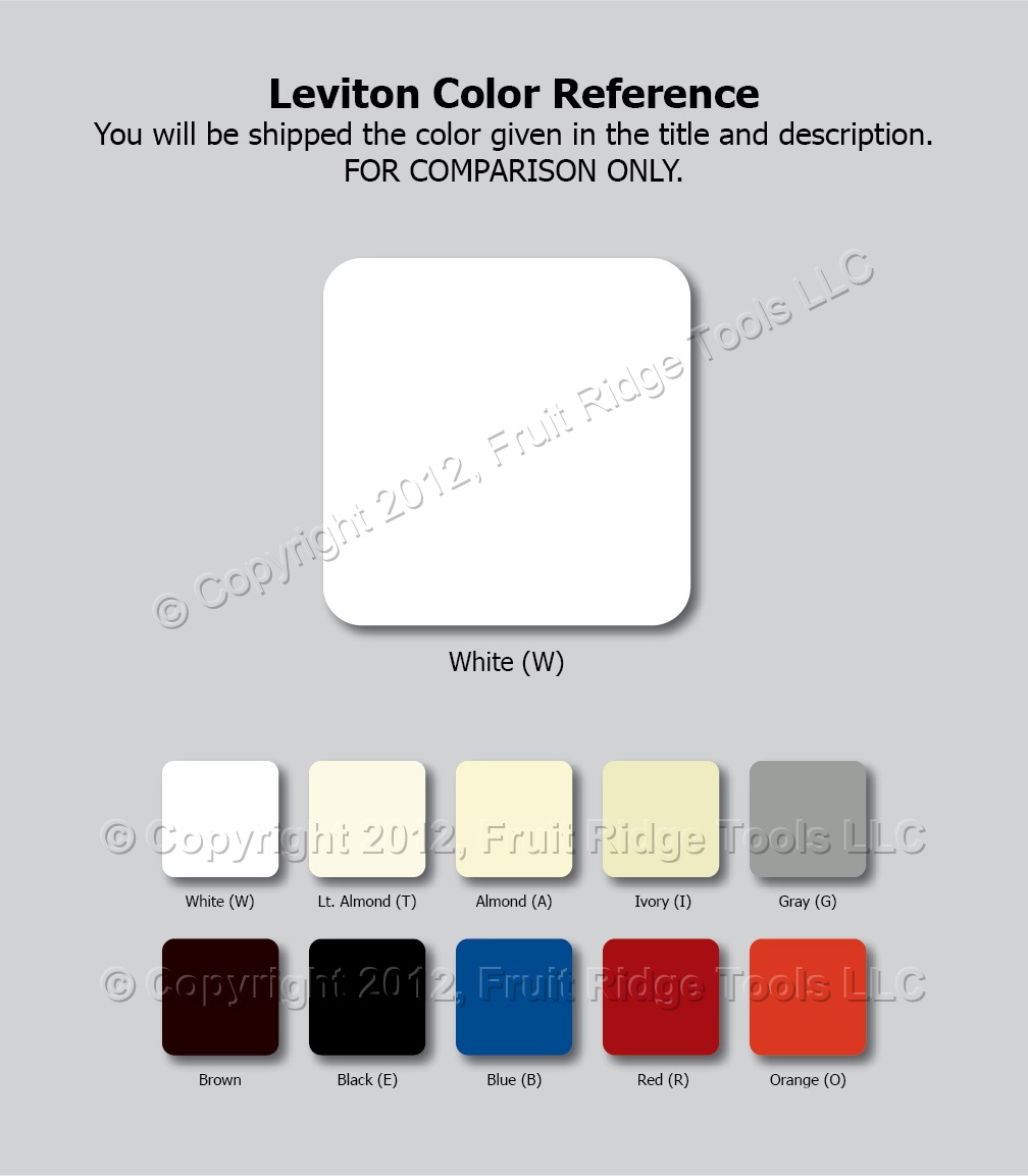 Leviton Device Color Chart A Visual Reference of Charts Chart Master