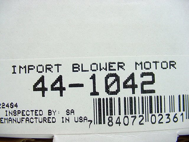 Blower Motor Heater AC A/C Honda Civic 78 79