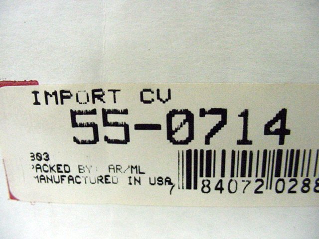 CV Joint Driveshaft Axle Toyota Tercel 80 81 82 Left