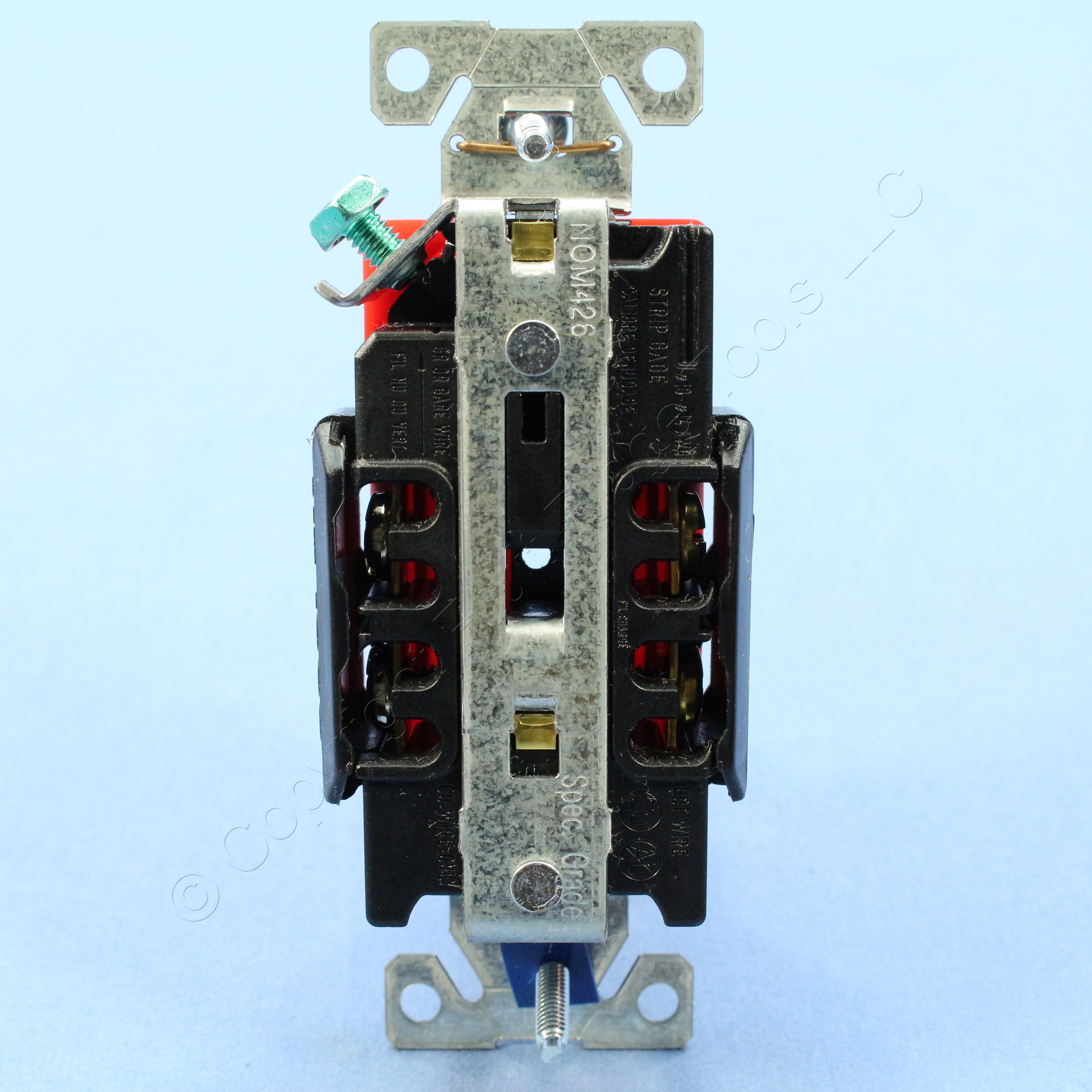 Cooper Red Hospital Receptacle Outlet Duplex w Terminal Guard 20A 125V 8300RD eBay