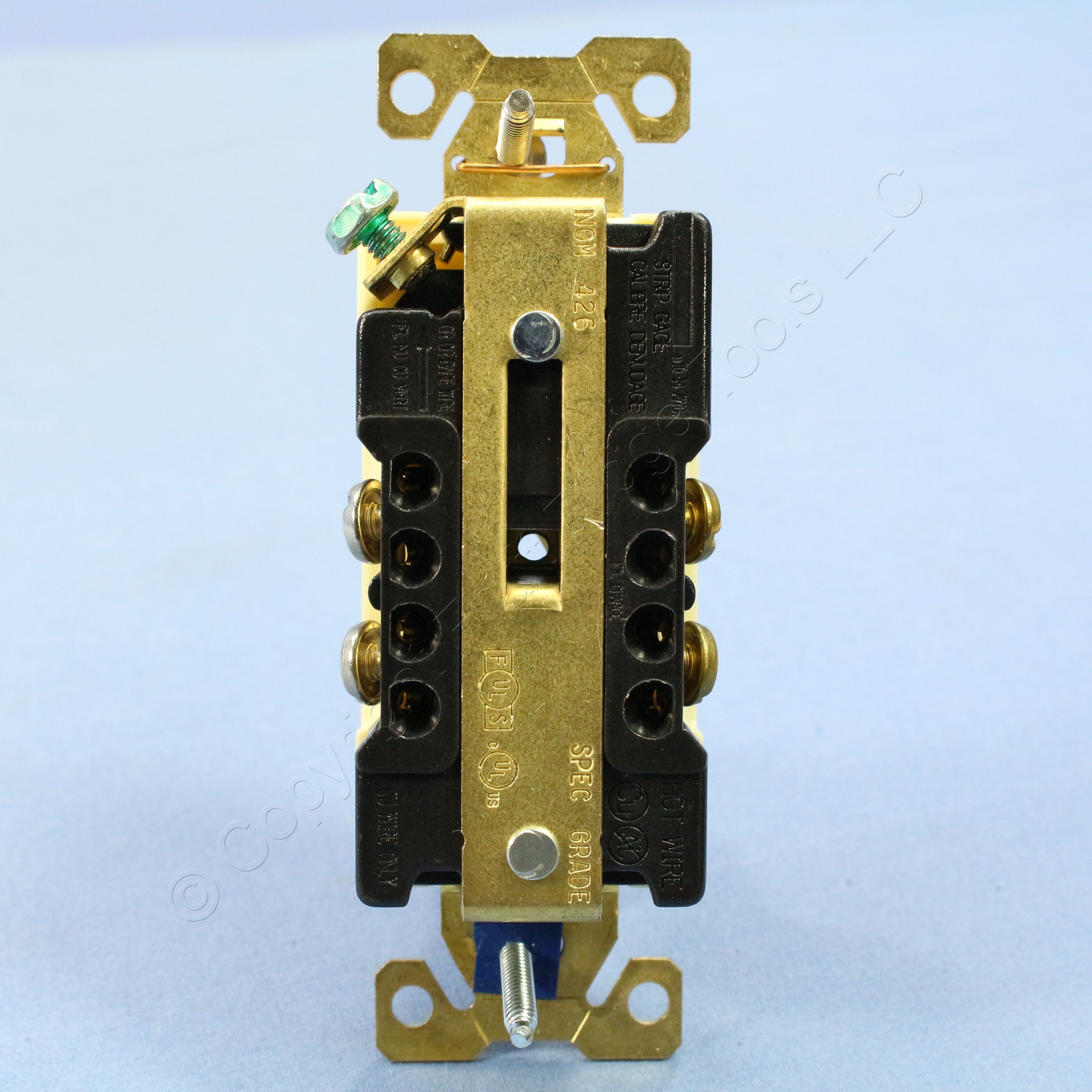 Cooper Arrow Hart Ivory INDUSTRIAL Duplex Outlet Receptacle NEMA 520R