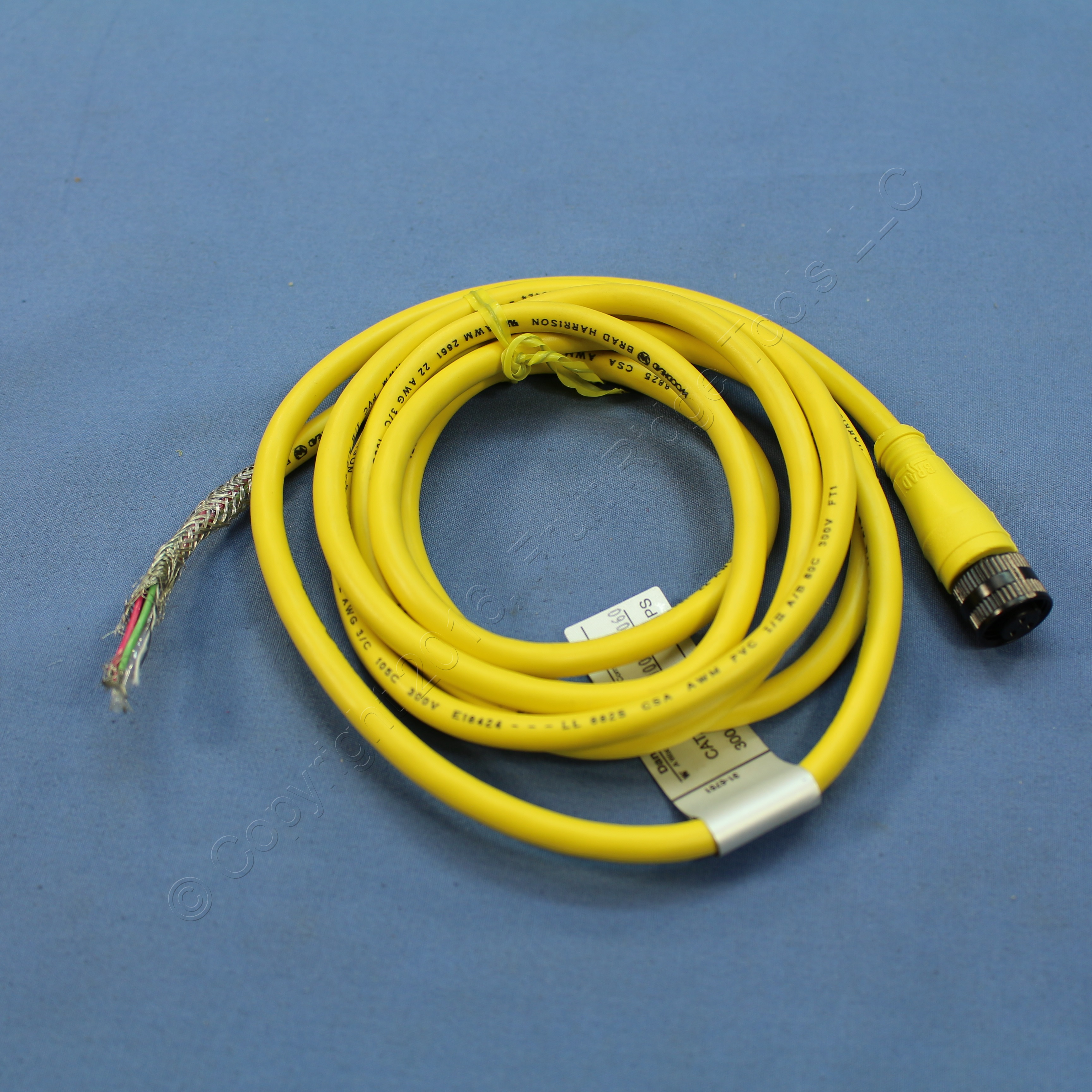 6' Woodhead Quick Disconnect Cord Pigtail 223 Female 250V AC/DC 4A