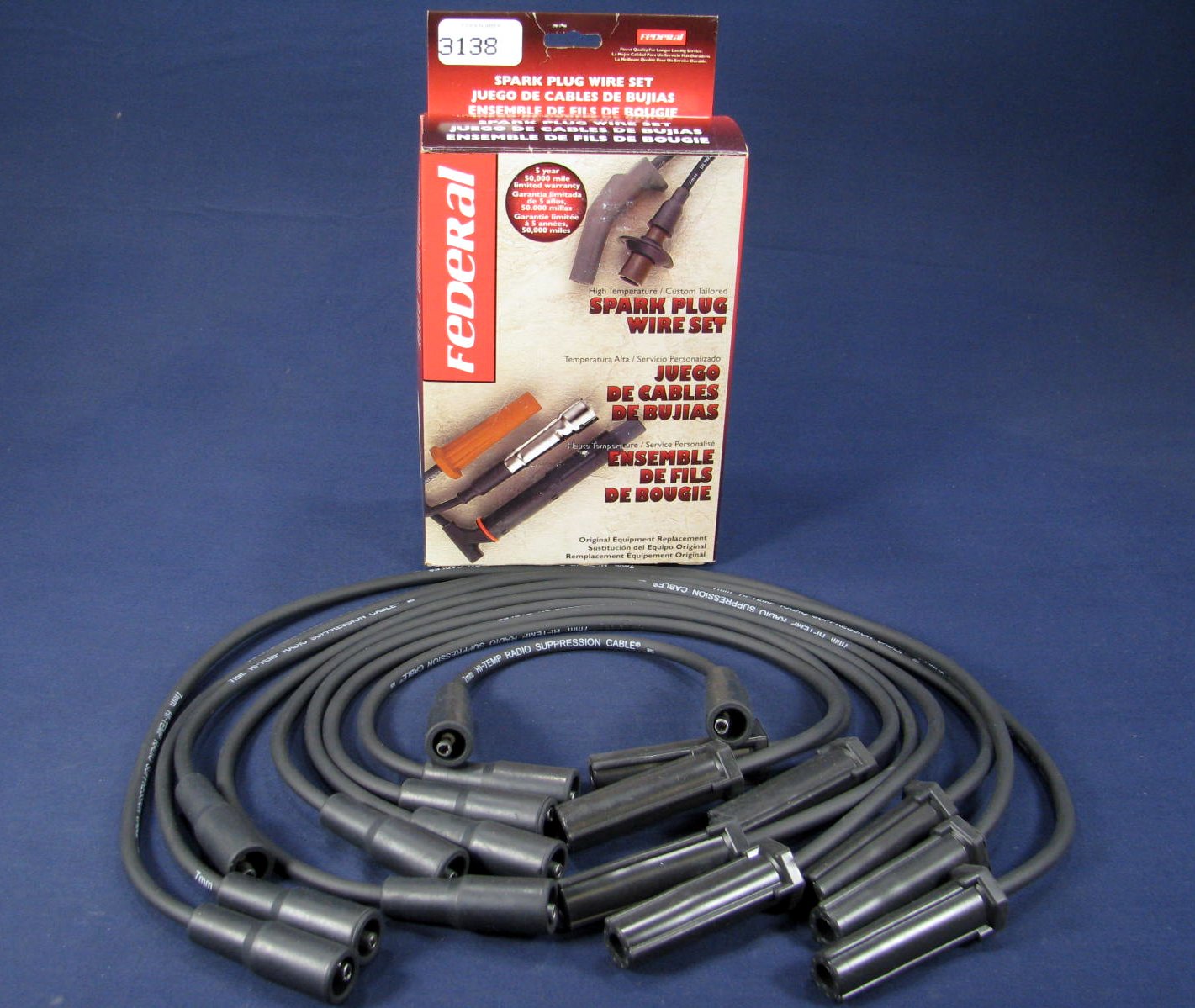 Federal Parts 3138 Spark Plug Wire Set 96-00 C2500 K3500 K2500 Suburban Savana