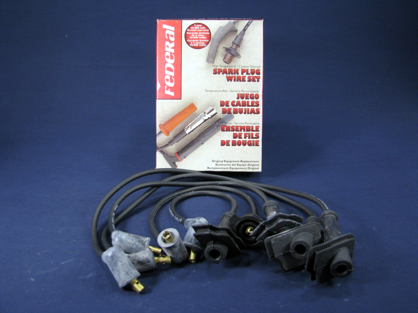 Federal Parts 4715 Spark Plug Wire Set 88-89 Prelude 2.0 S SI Coupe 4WS I4