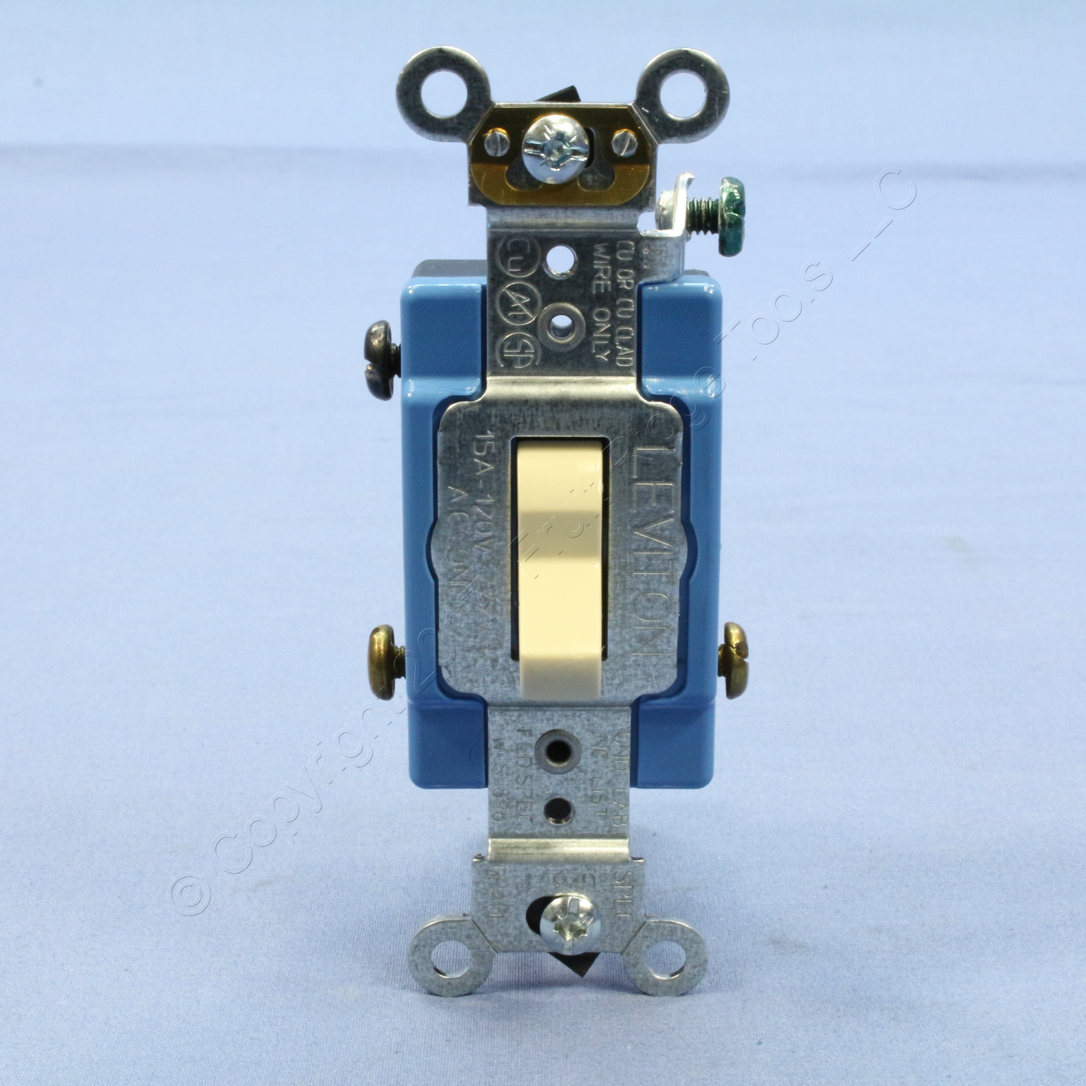 10 Leviton Ivory INDUSTRIAL Grade 3Way Toggle Wall Light Switches 15A