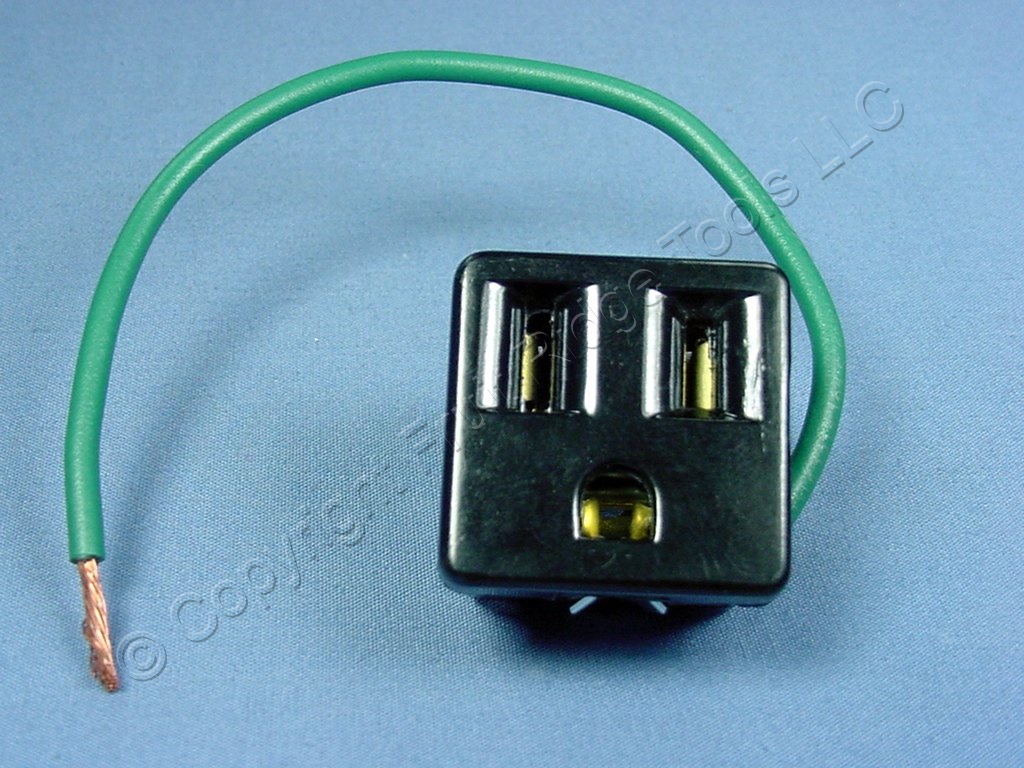 Leviton Black QuickConnect SnapIn Receptacle Outlet 15A 125V NEMA 5