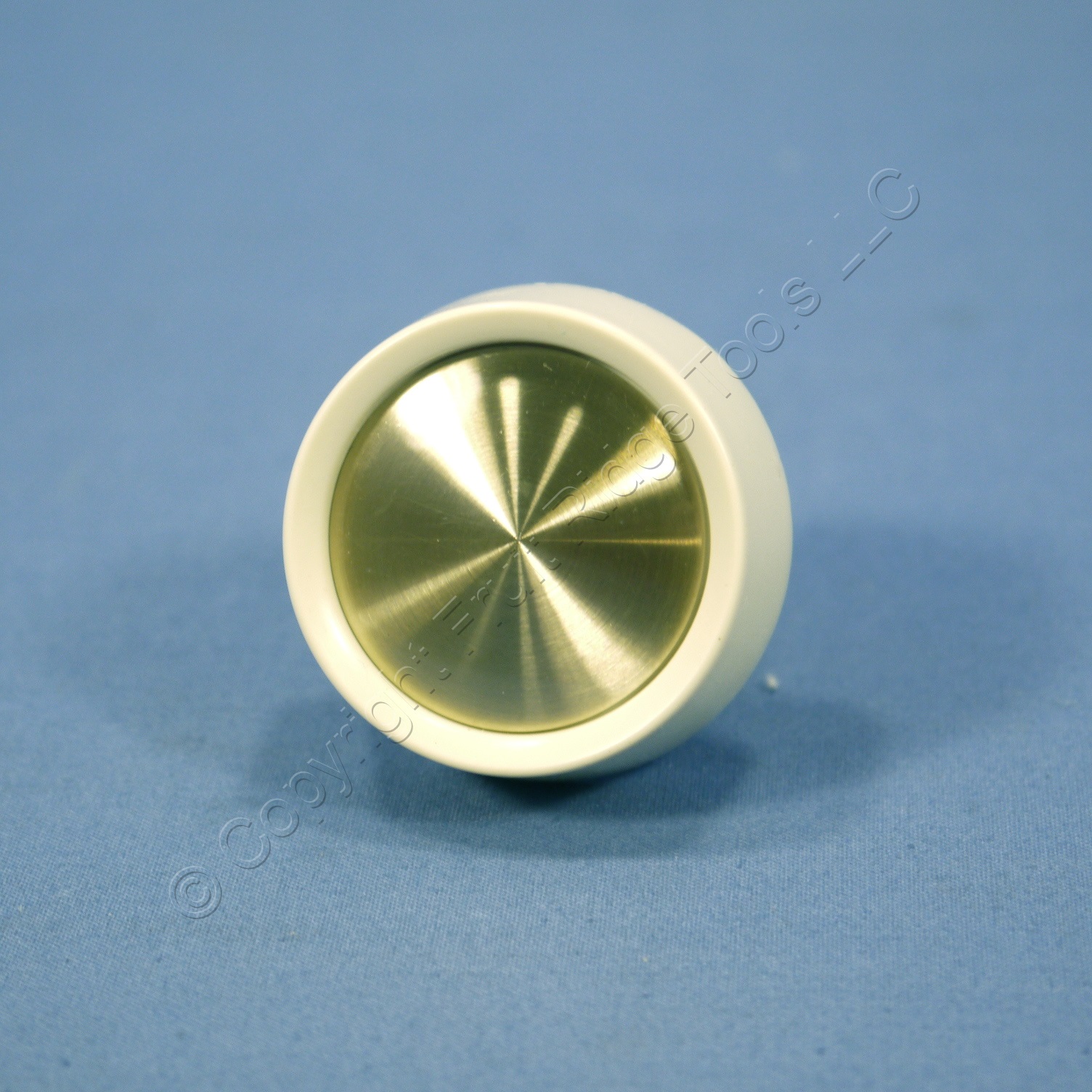 Leviton 1 4 Almond w Gold Center Replacement Rotary Dimmer Switch Knob