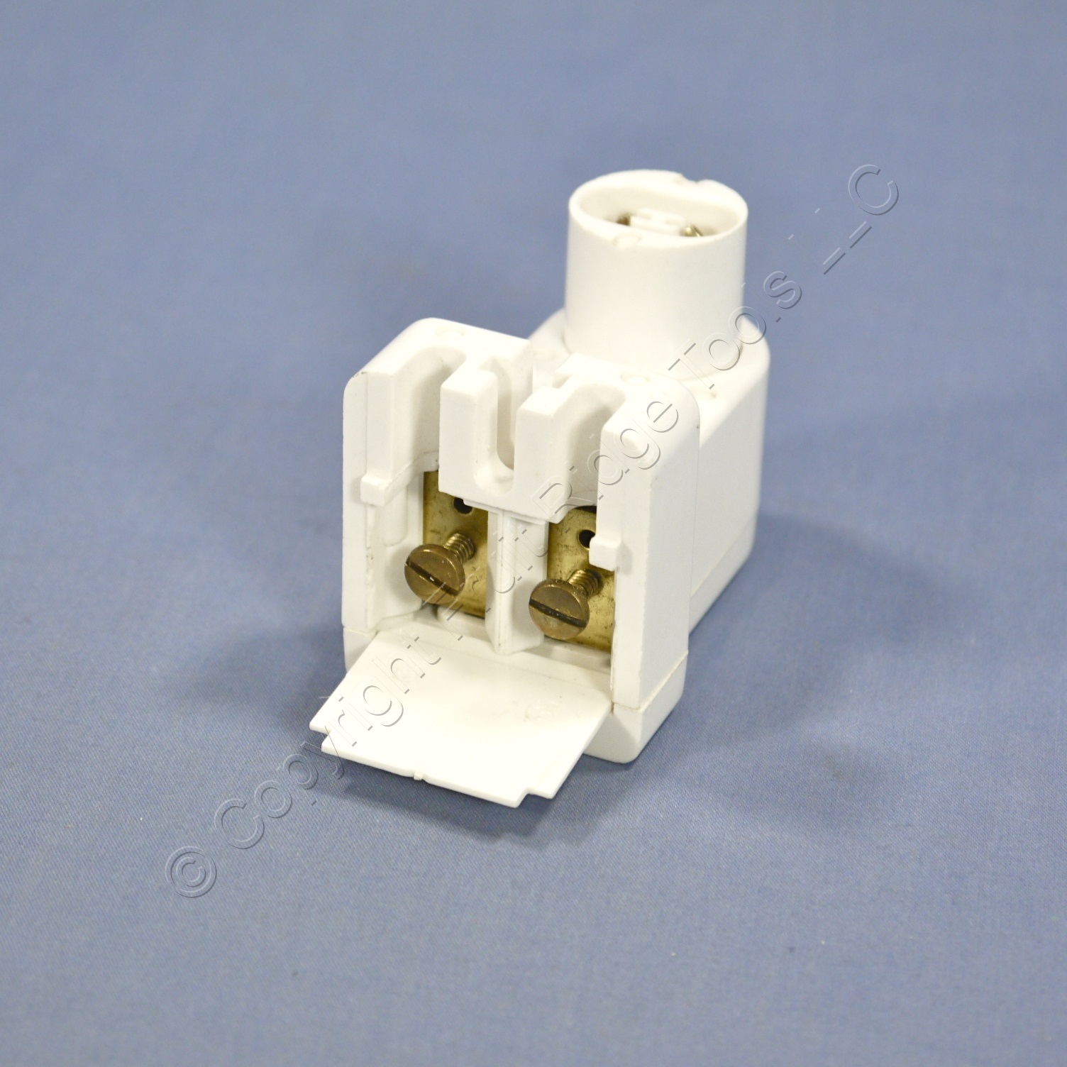 Leviton White HO VHO T8 T12 Fluorescent Lamp Holder Light Socket