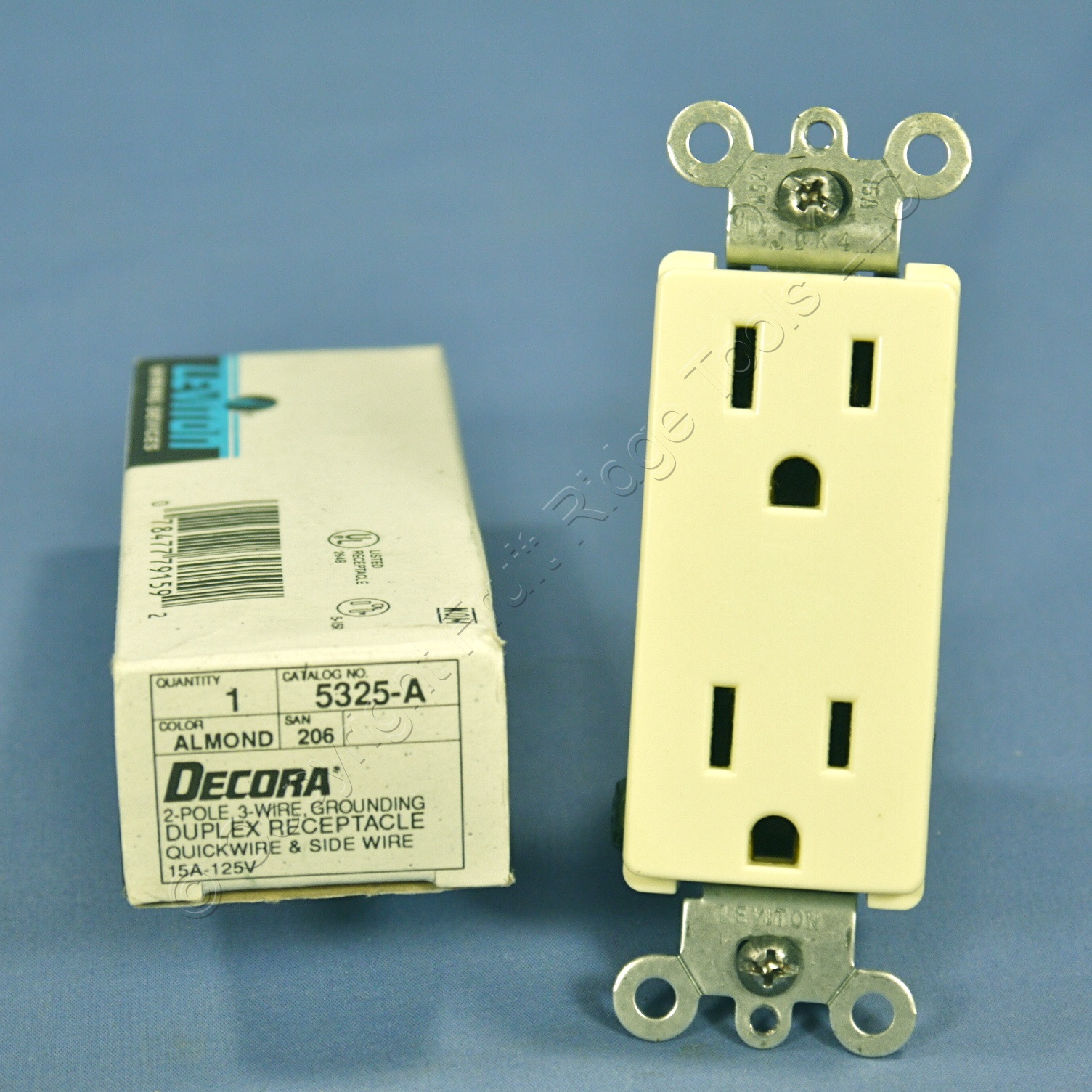 Leviton Almond Decora Receptacle Duplex Wall Outlet NEMA 5 ... leviton 15a 125v wiring diagram 