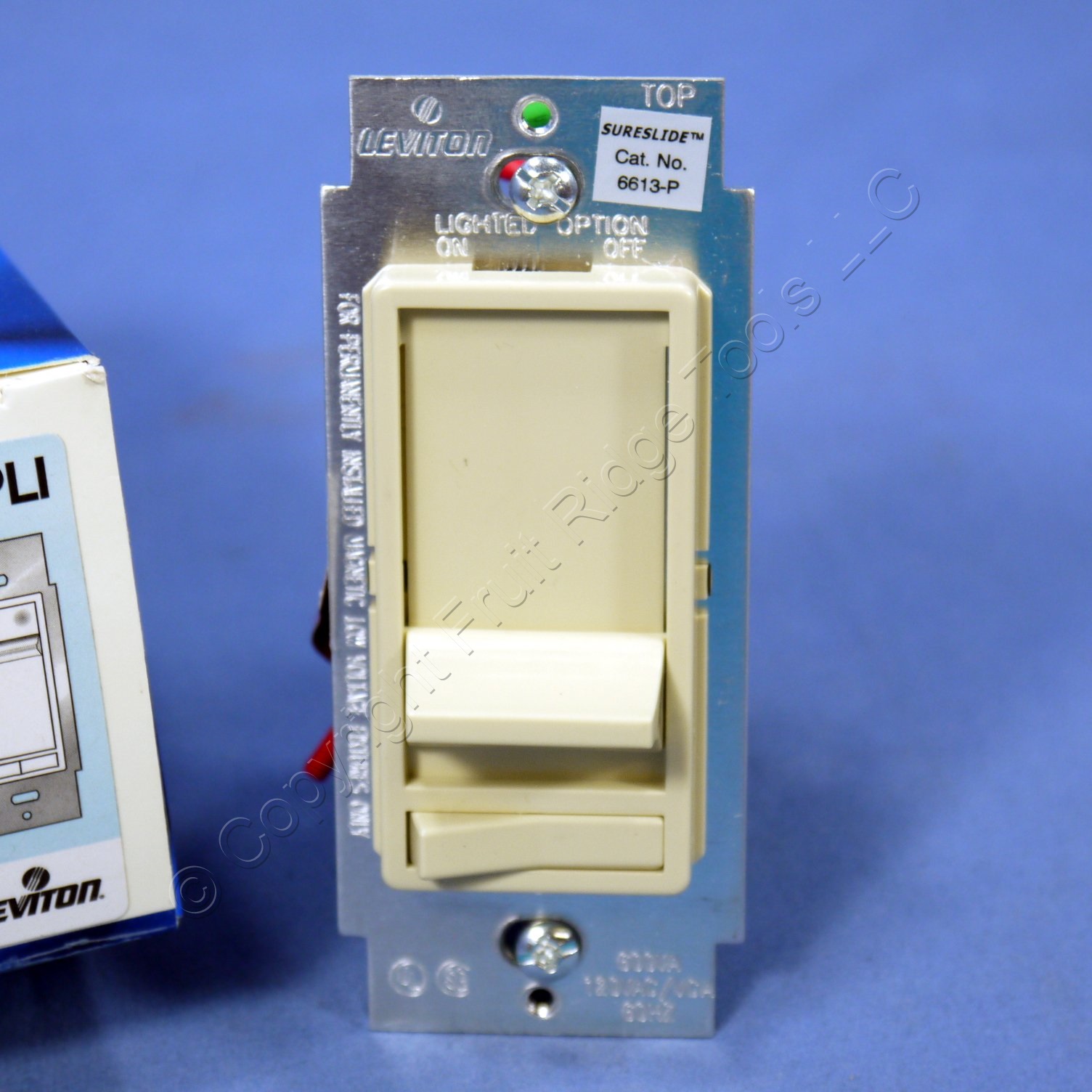 Leviton Ivory LIGHTED Decora Dimmer Switch Low Voltage eBay