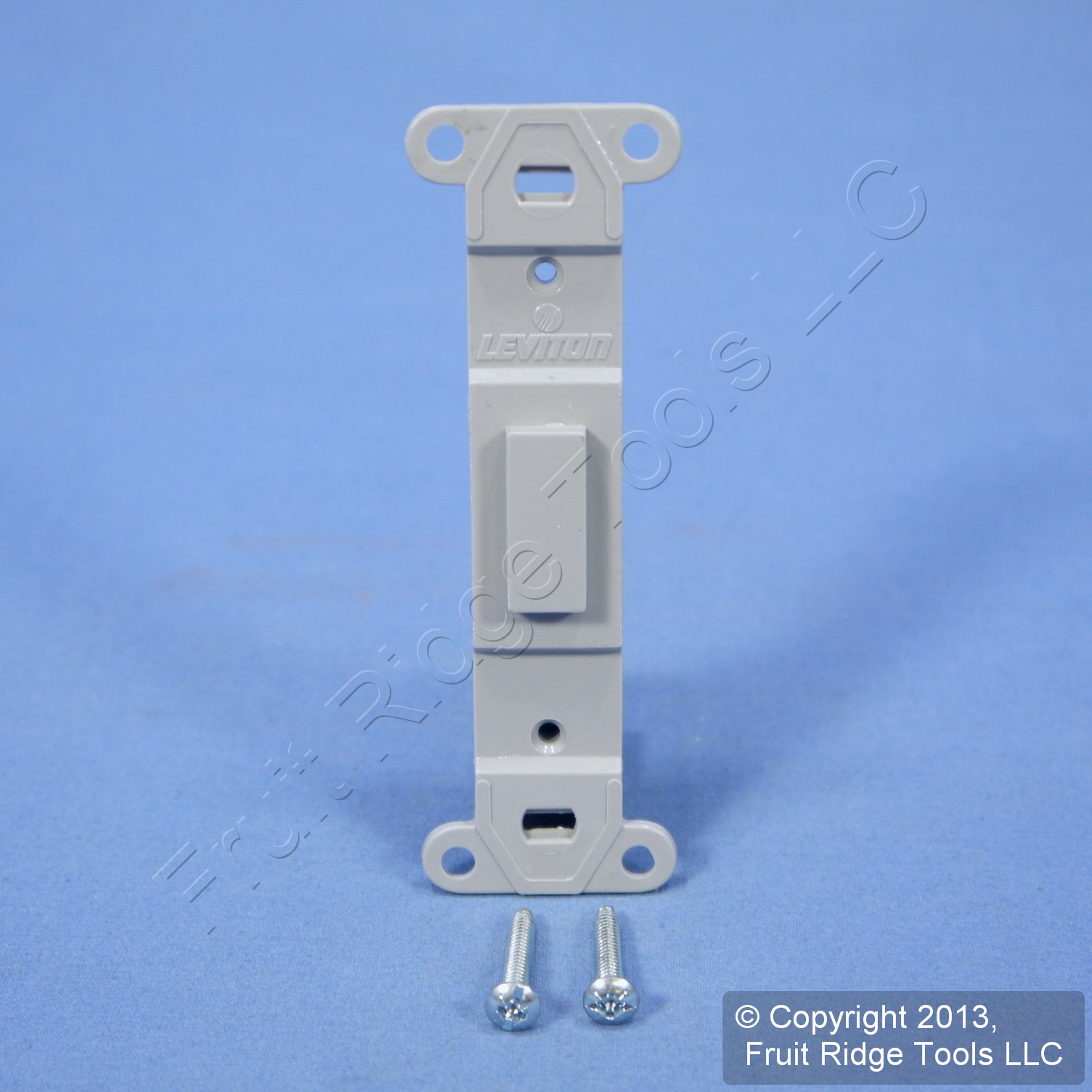 Leviton Gray Blank Toggle Switch Wall Plate Insert 80700GY eBay