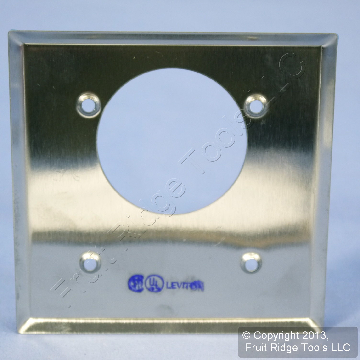 Stainless 2.15" Offset Outlet Cover Receptacle Wallplate Oven Range