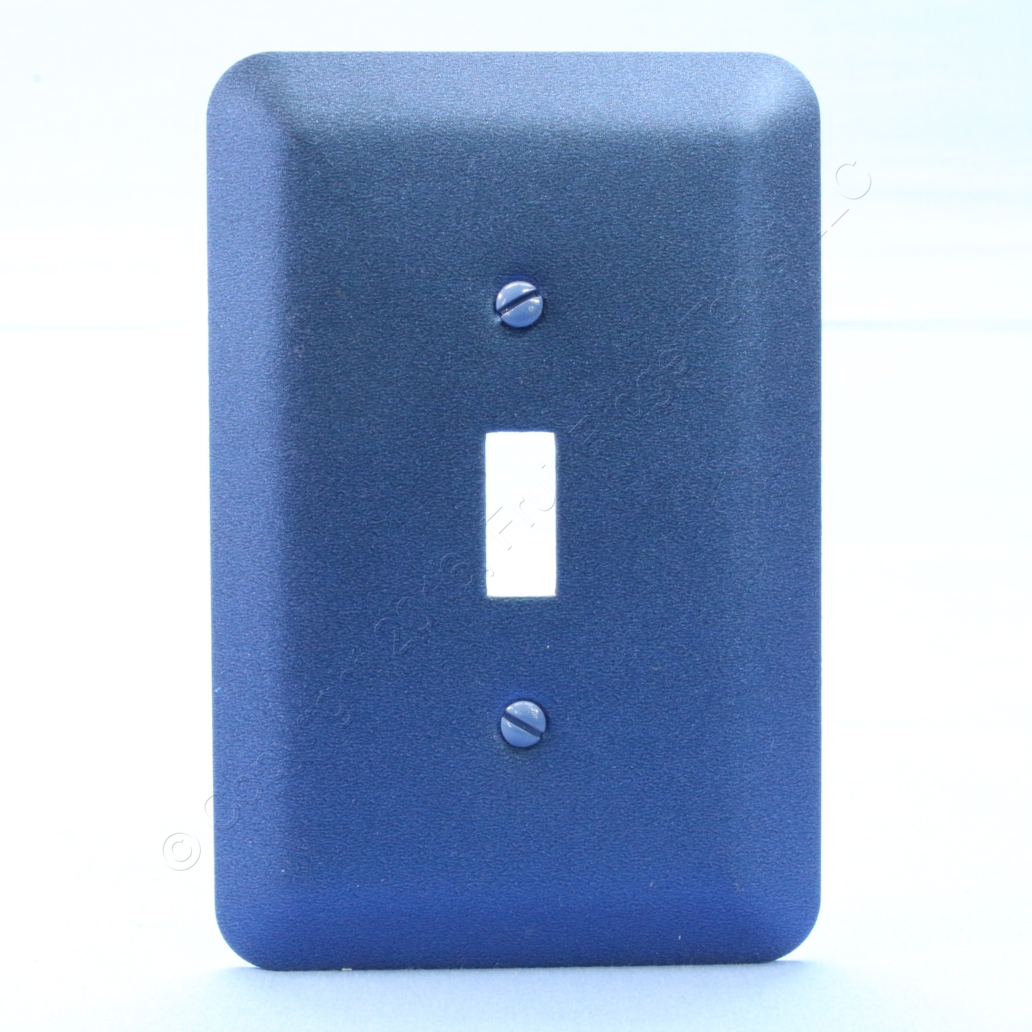 Leviton 1G JUMBO Metallic Blue Switch Cover Oversize Toggle Wall Plate