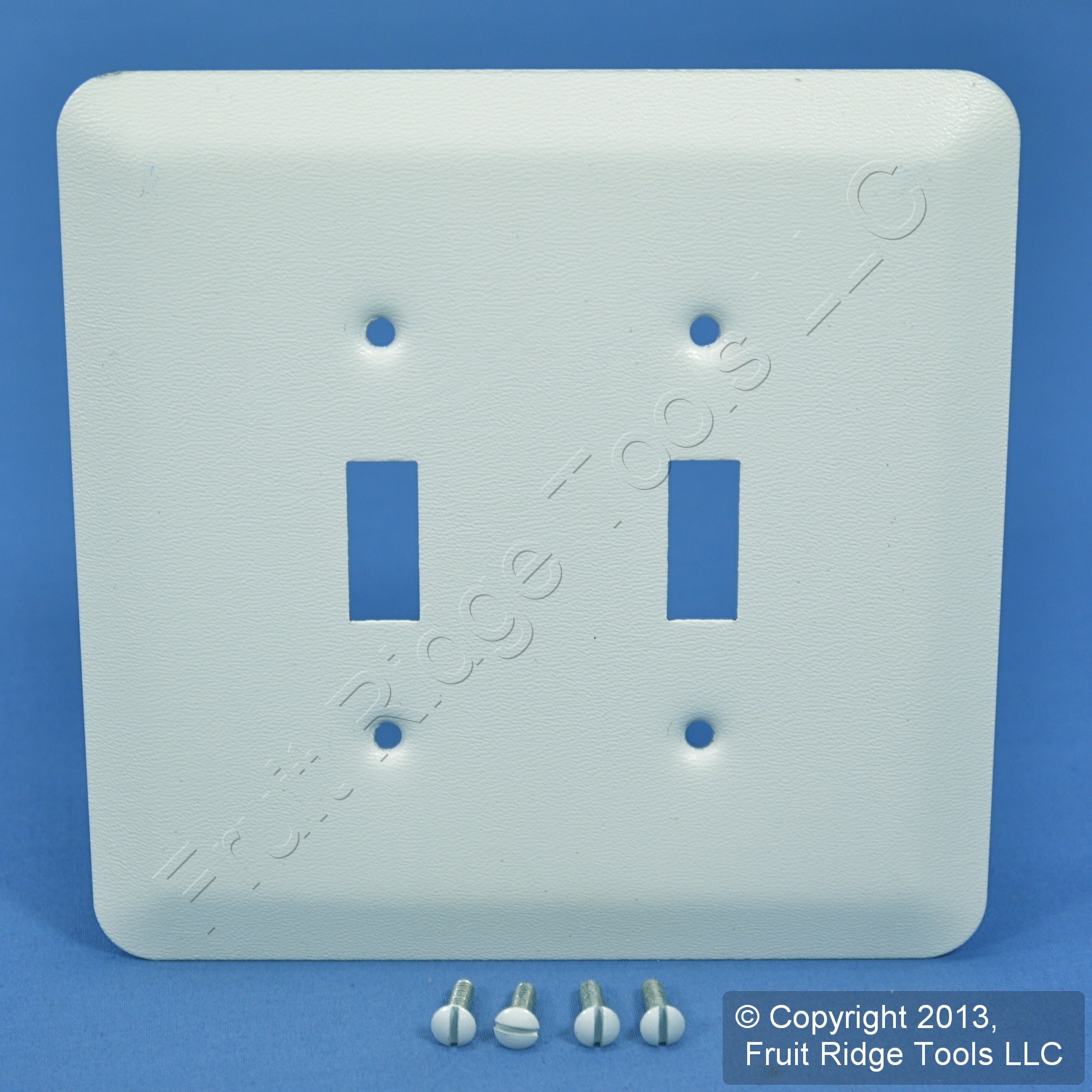 Leviton 2Gang JUMBO White Switch Cover Oversize Toggle Wall Plate