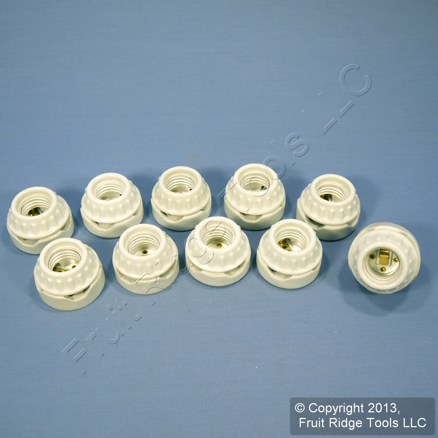 10 Leviton Surface Mount Porcelain Light Sockets Medium Base Lamp
