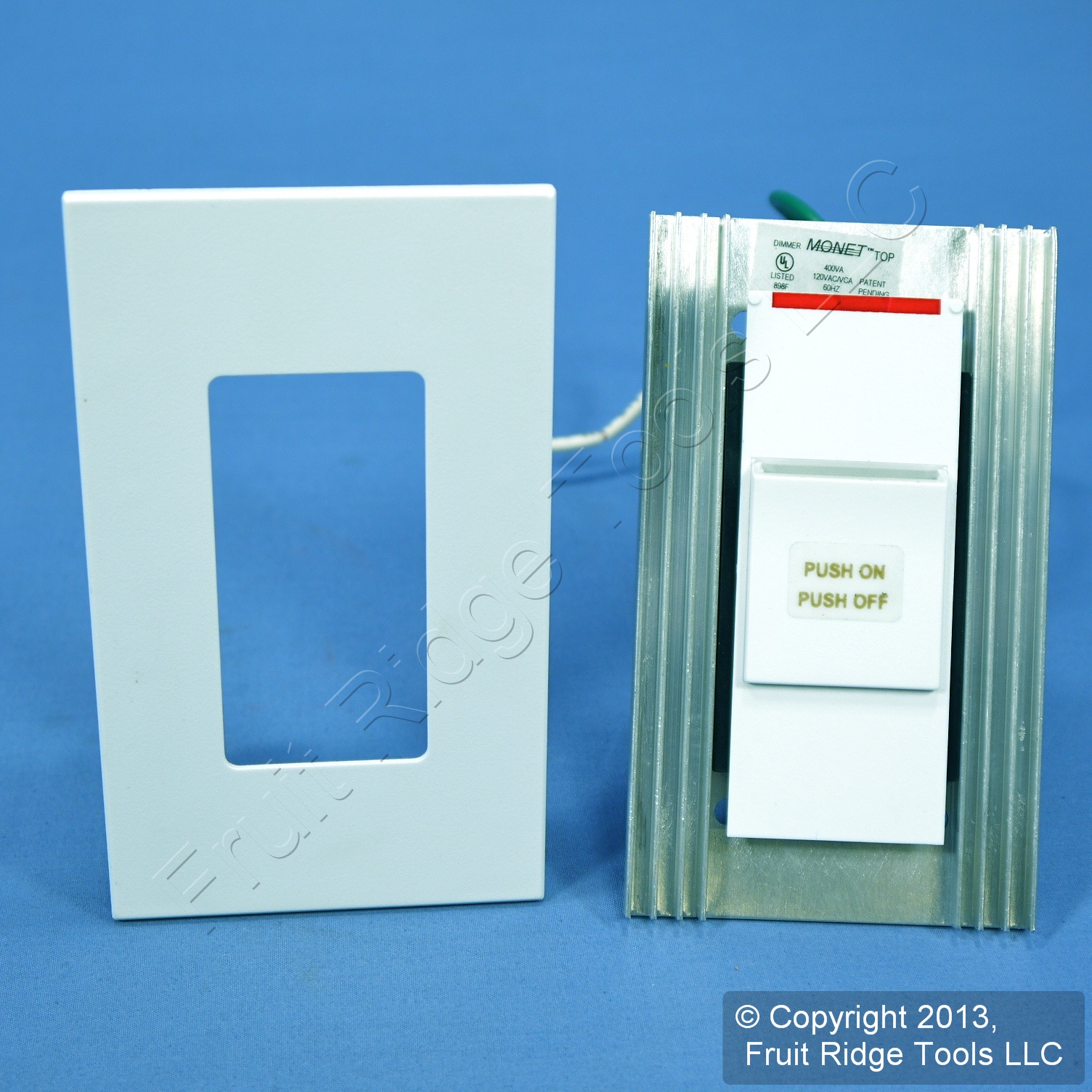 Leviton White Light Slide Dimmer Switch Low Voltage 400va BULK