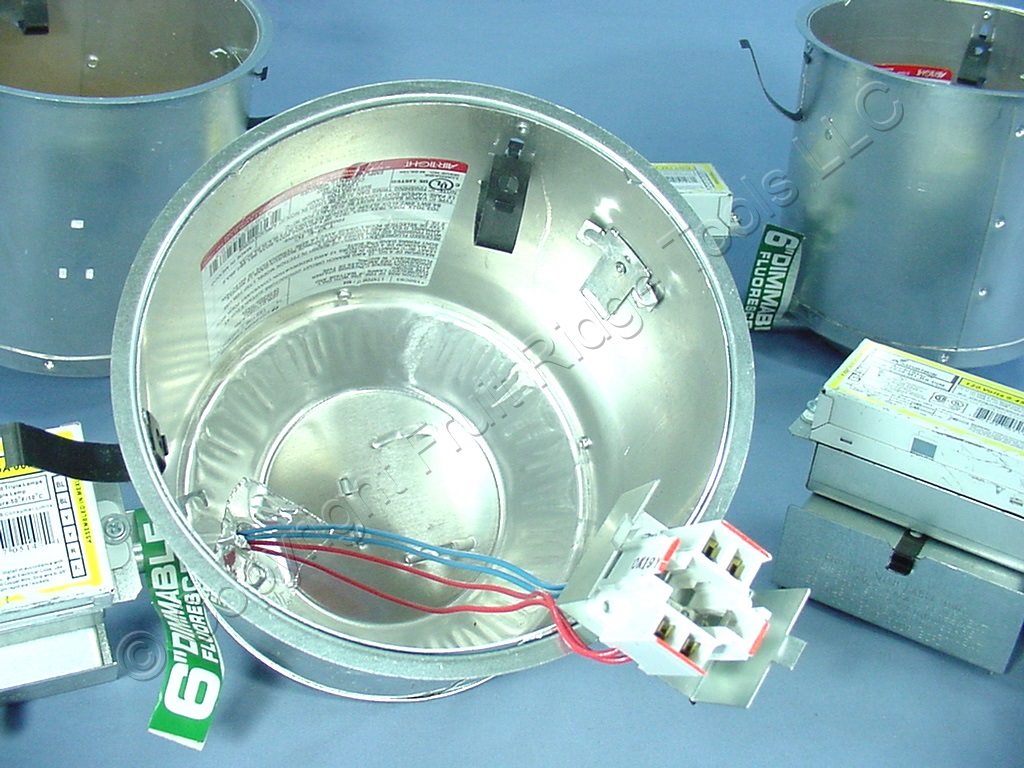 recessed,wedged 4 lithonia 6" recessed remodel dimmable can light housing