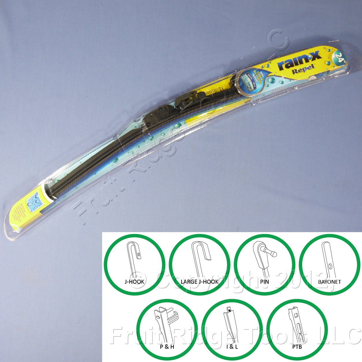 Rain-X 24' Windshield Wiper Blade Repel 8-in-1 Water-Beading All Weather